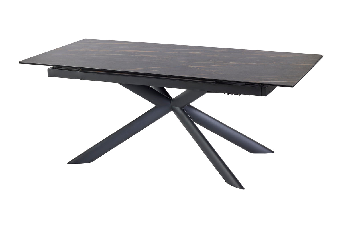 GBO - Eettafel Keramisch Rechthoekig TF2511 - Antraciet - 200 (300) x 100 x 76 cm