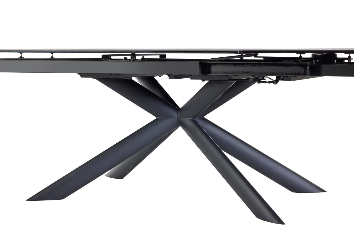 GBO - Eettafel Keramisch Rechthoekig TF2511 - Antraciet - 200 (300) x 100 x 76 cm