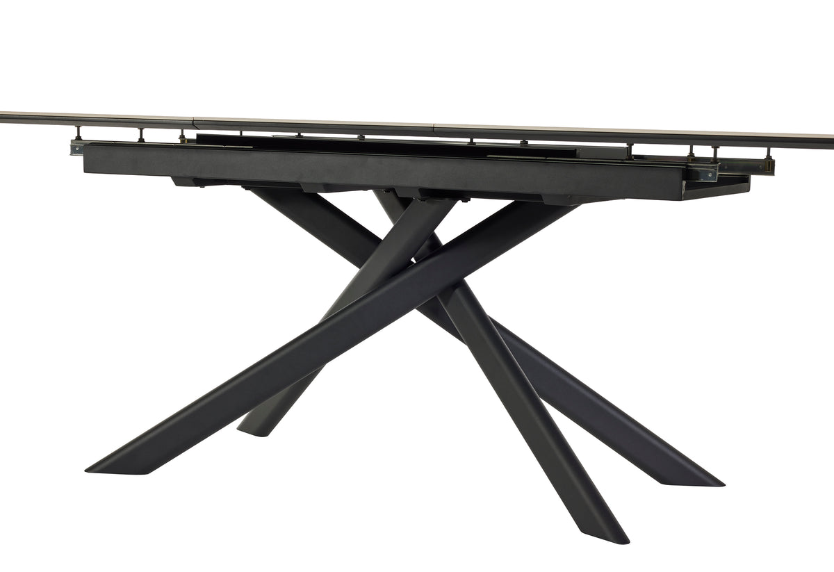 GBO - Eettafel Afgerond TF2512 - Cold Jade - 180 (230) x 90 x 76 cm
