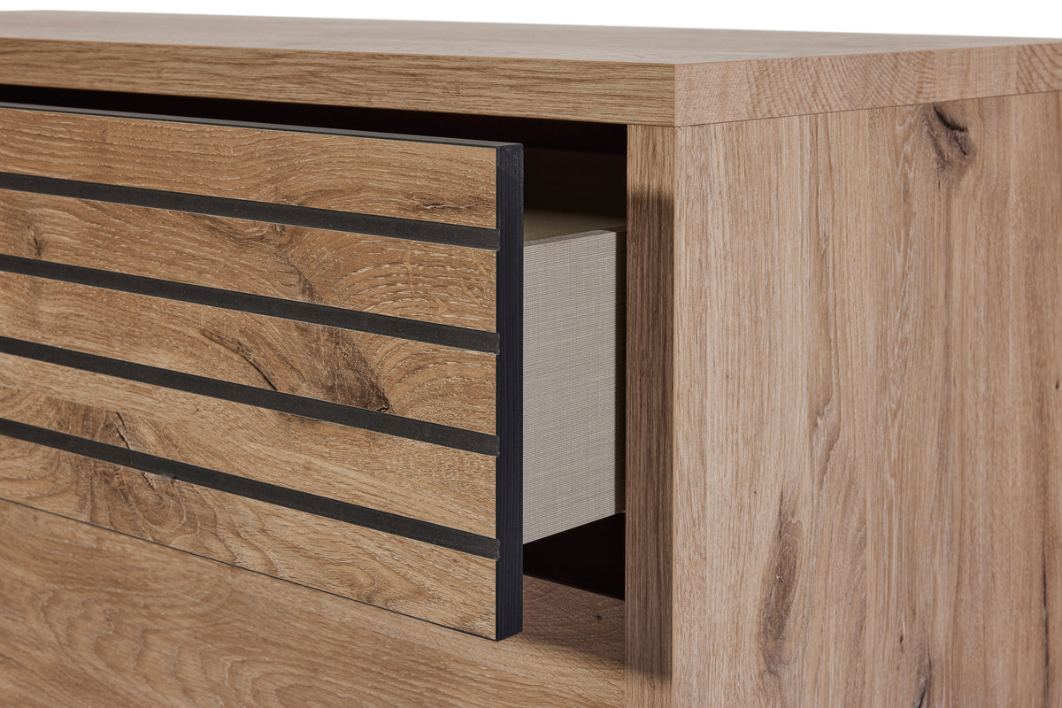 GBO - Commode Tanya - Canyon oak - 111x81x48cm