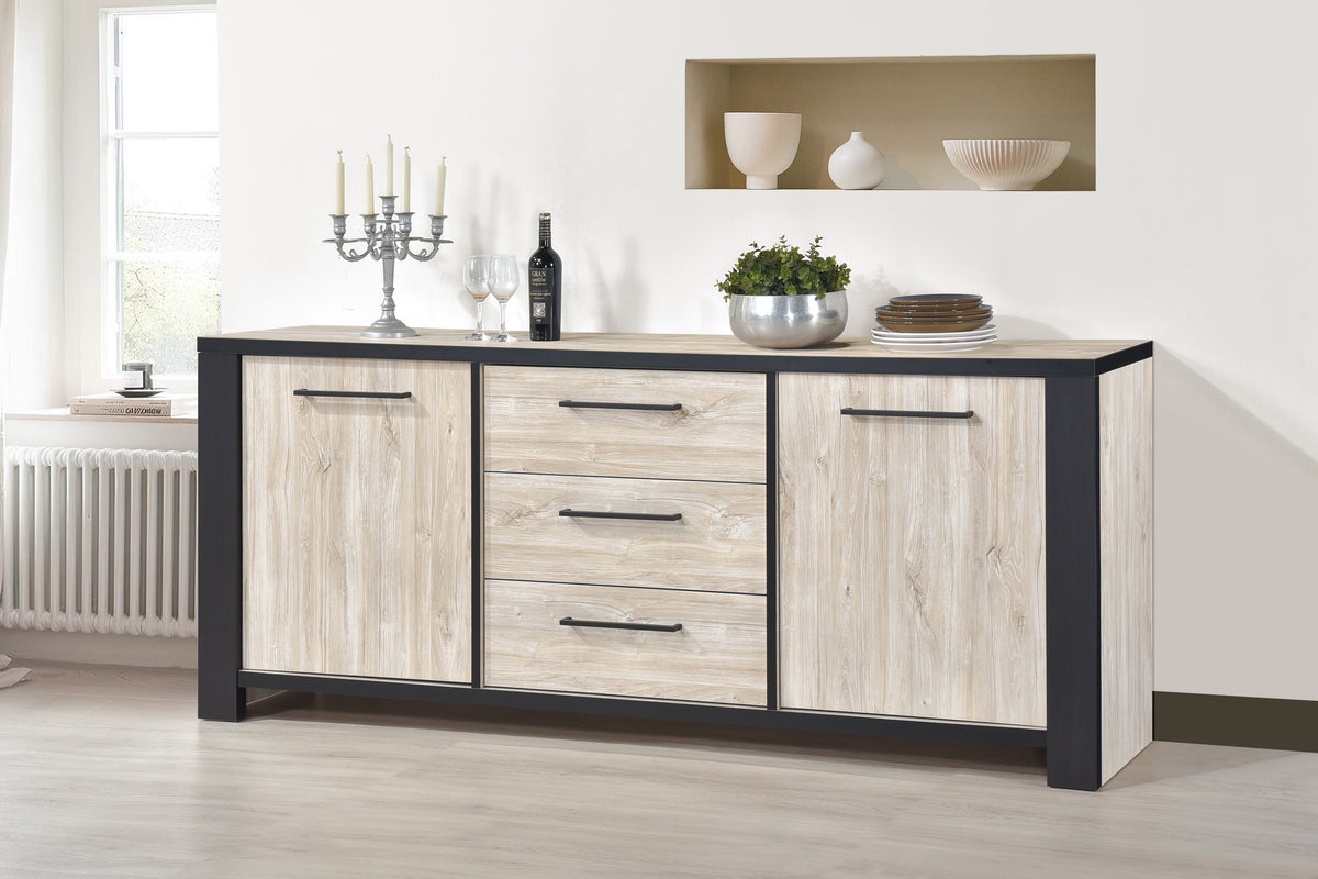 GBO - Dressoir Thor - Beach oak  - 230x90x45cm