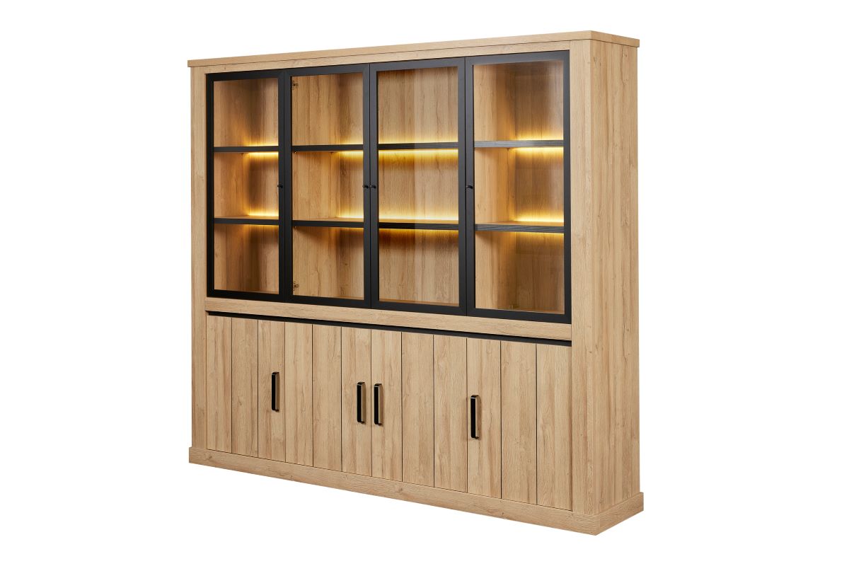 GBO - Bibliotheek Tibo - French oak - 247x220x48cm