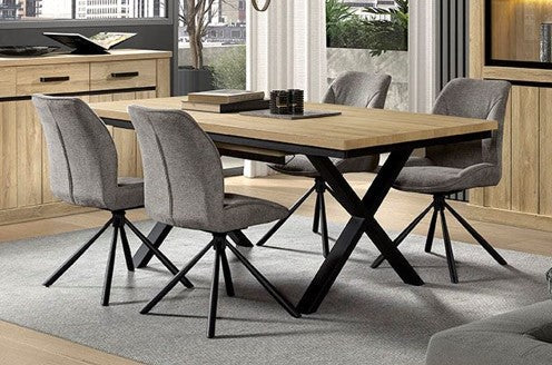GBO - Eettafel Tibo TF1805  - X-poten- French oak - 230x100x76cm