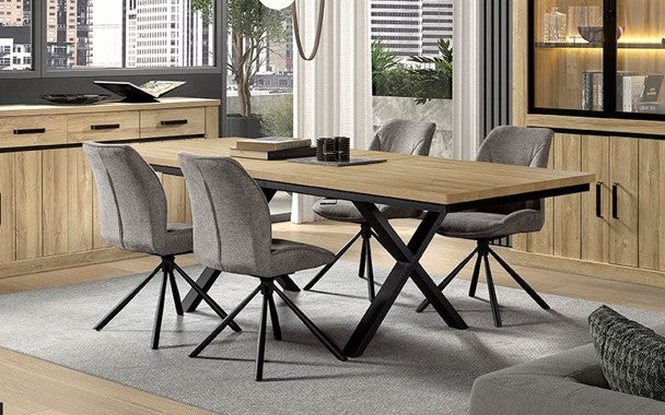 GBO - Tafel uitschuifbaar Tibo TF2309 - French oak - xxcm