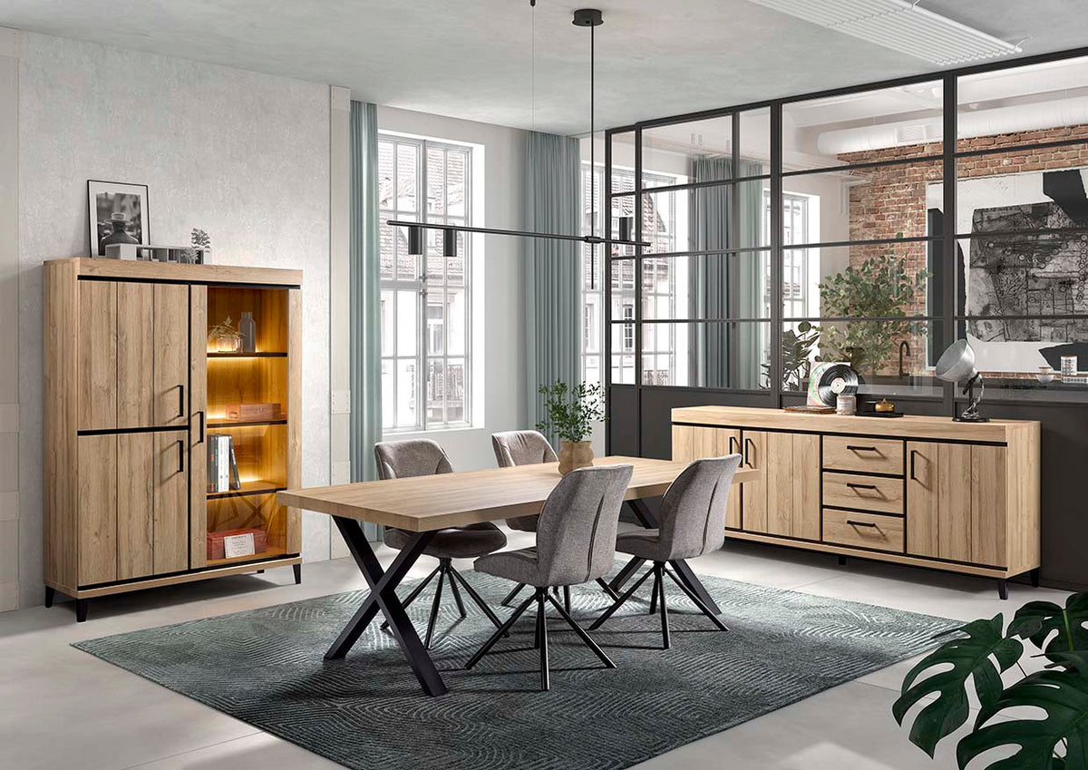 GBO - Eetkamer set Titus 1– French Oak