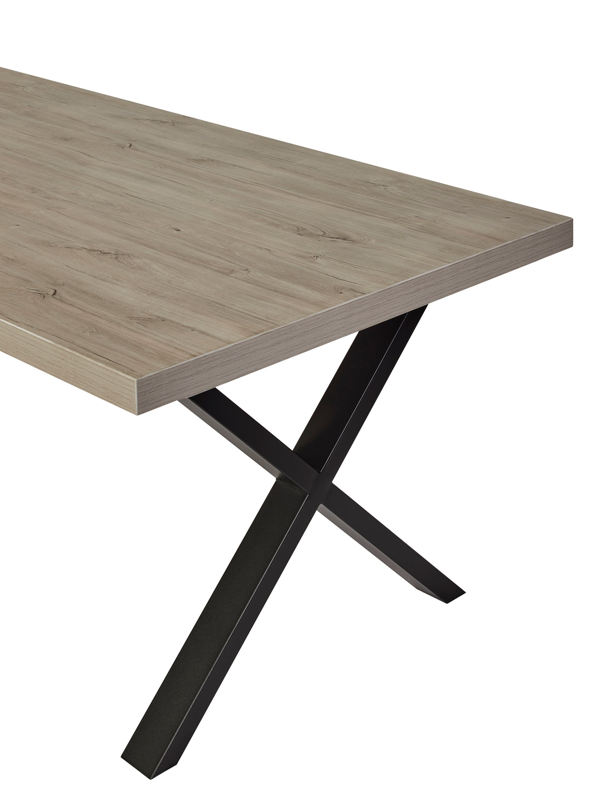 GBO - Tafel X-poot metal Troy - Beach oak - 200x95cm