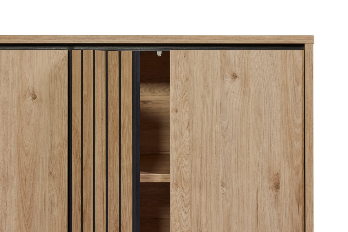 GBO - Dressoir Travis – 188x90x45 cm – Castella/Nox
