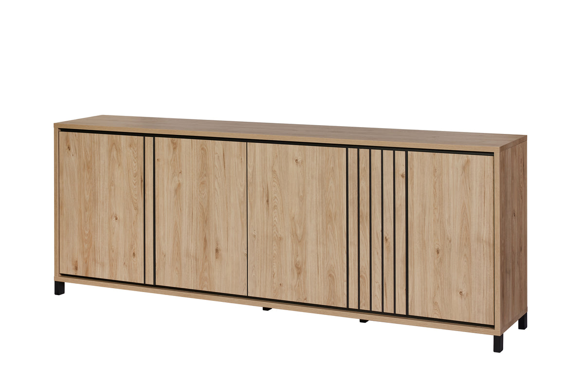 GBO - Dressoir Travis – 240x90x45 cm – Castella/Nox