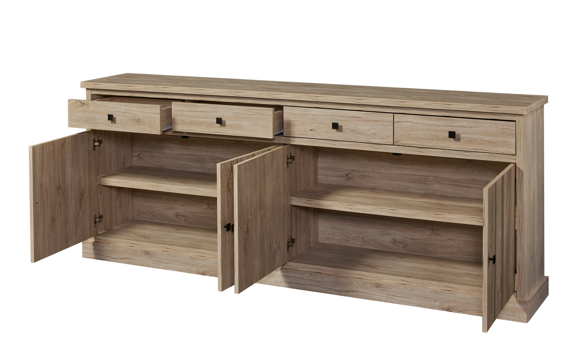 GBO - Buffet Troy – 230x91x42 cm - Chêne de plage