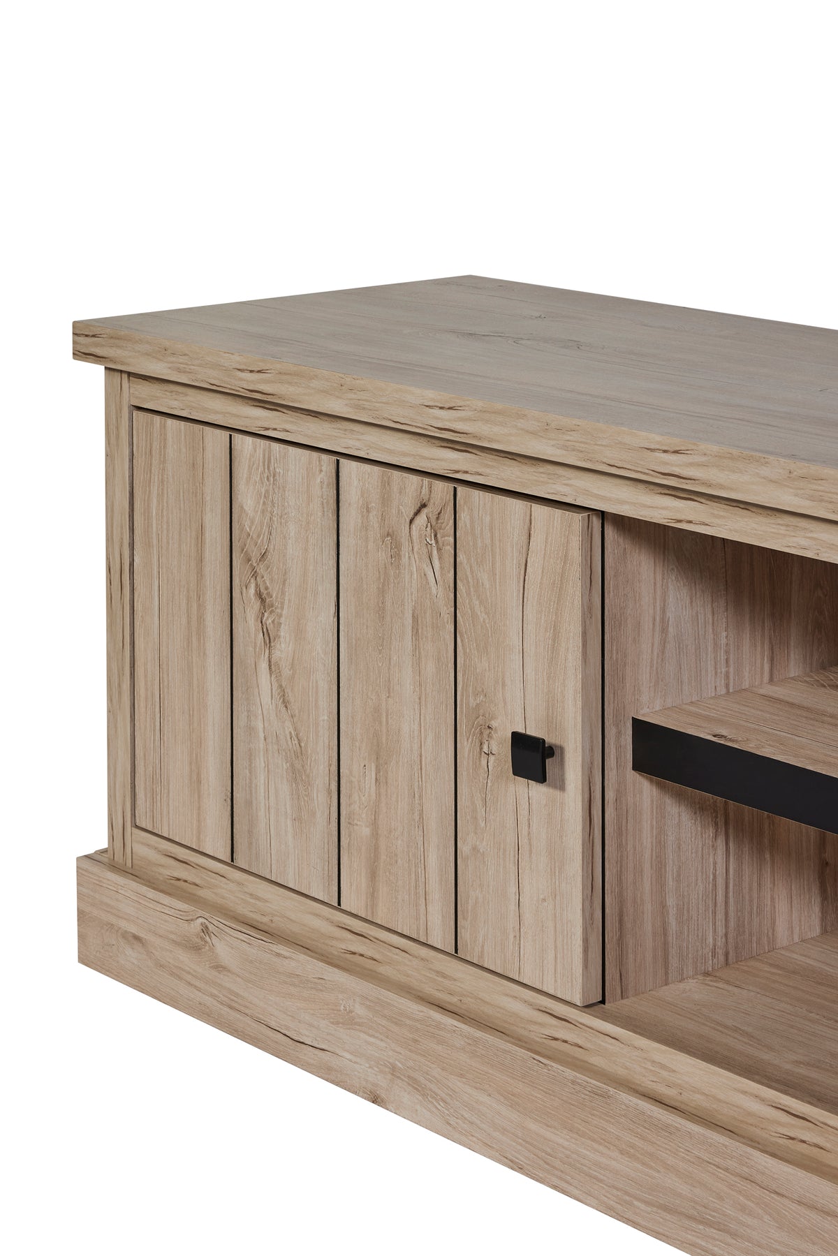 GBO - TV meubel Troy – 160x52x42 cm -  Beach Oak