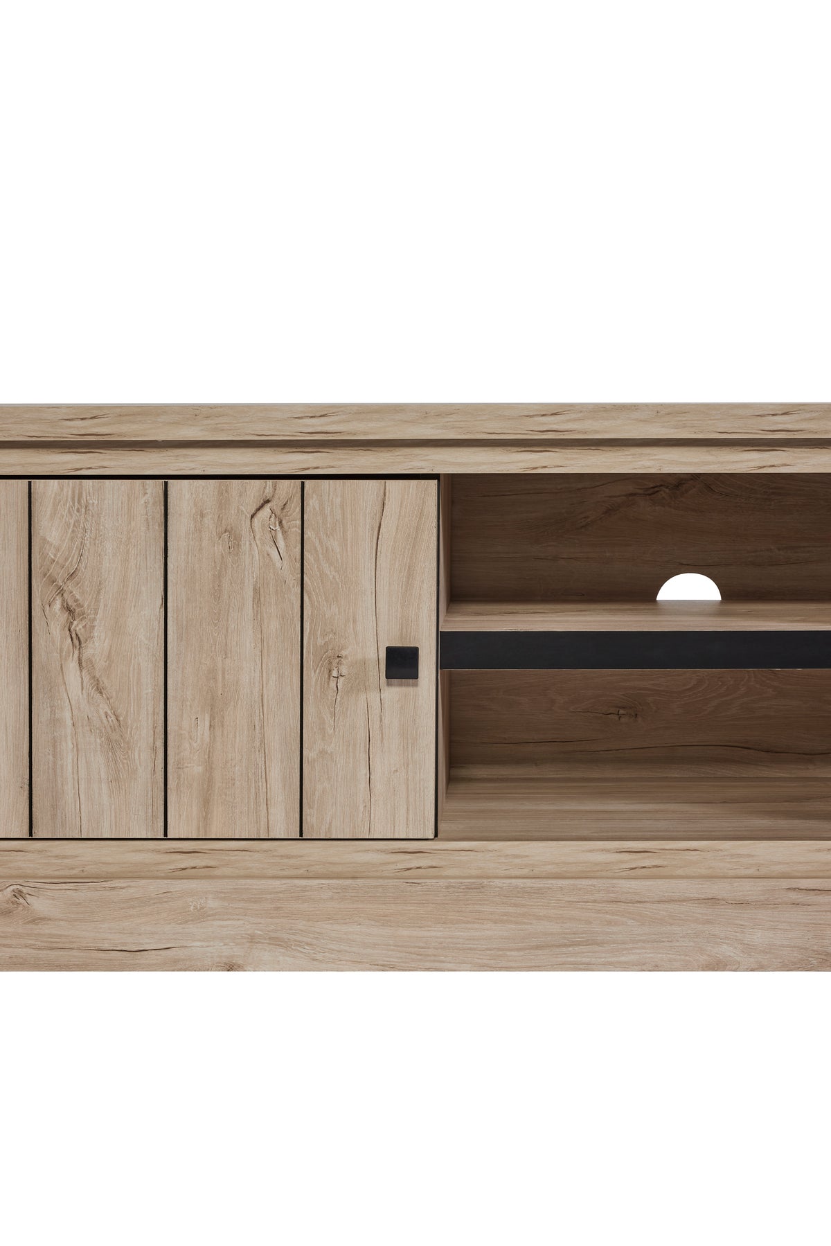 GBO - TV meubel Troy – 160x52x42 cm -  Beach Oak
