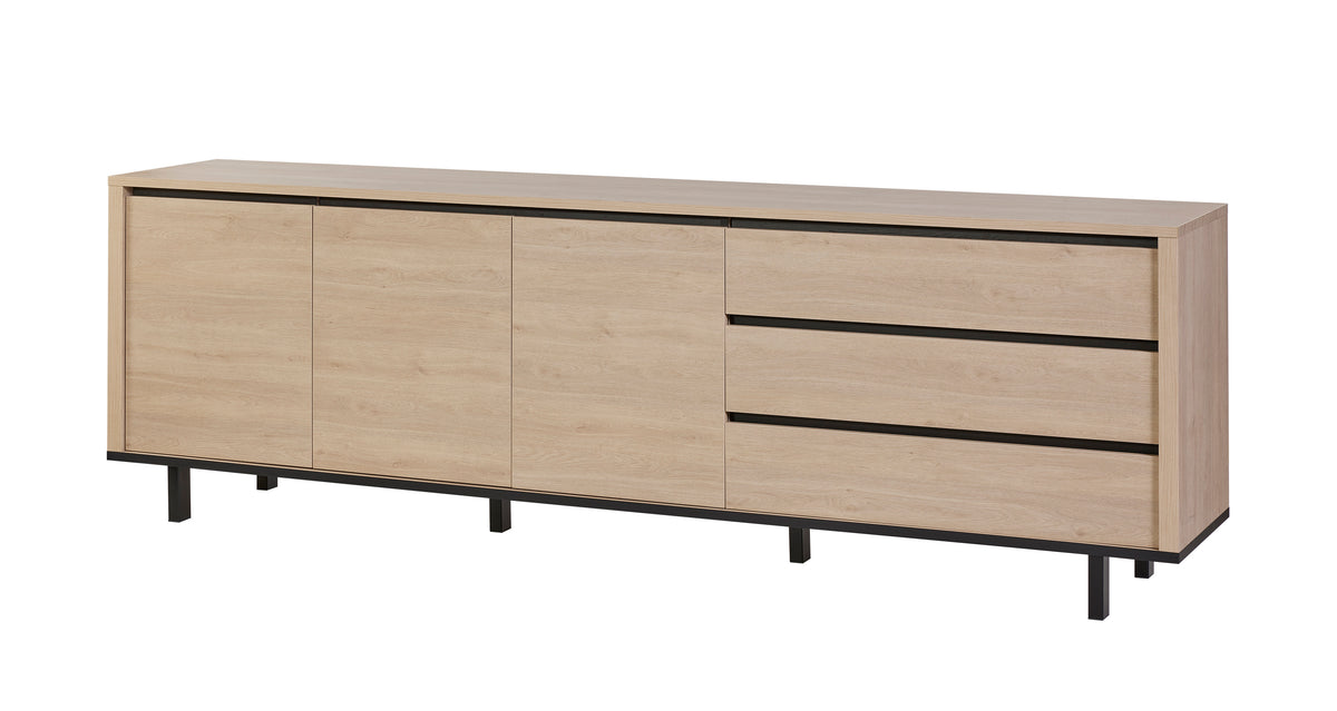 GBO - Dressoir Tyler – 243x90x46 cm – Urban Oak