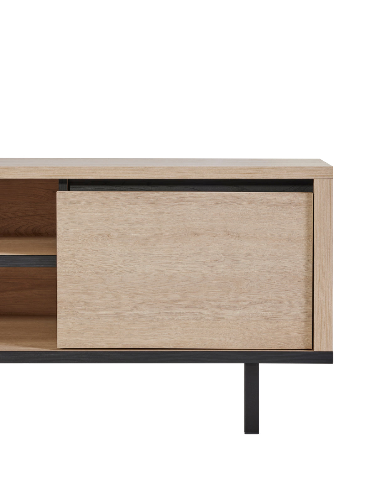 GBO - Meuble TV Tyler – 163x56x46 cm – Chêne Urbain