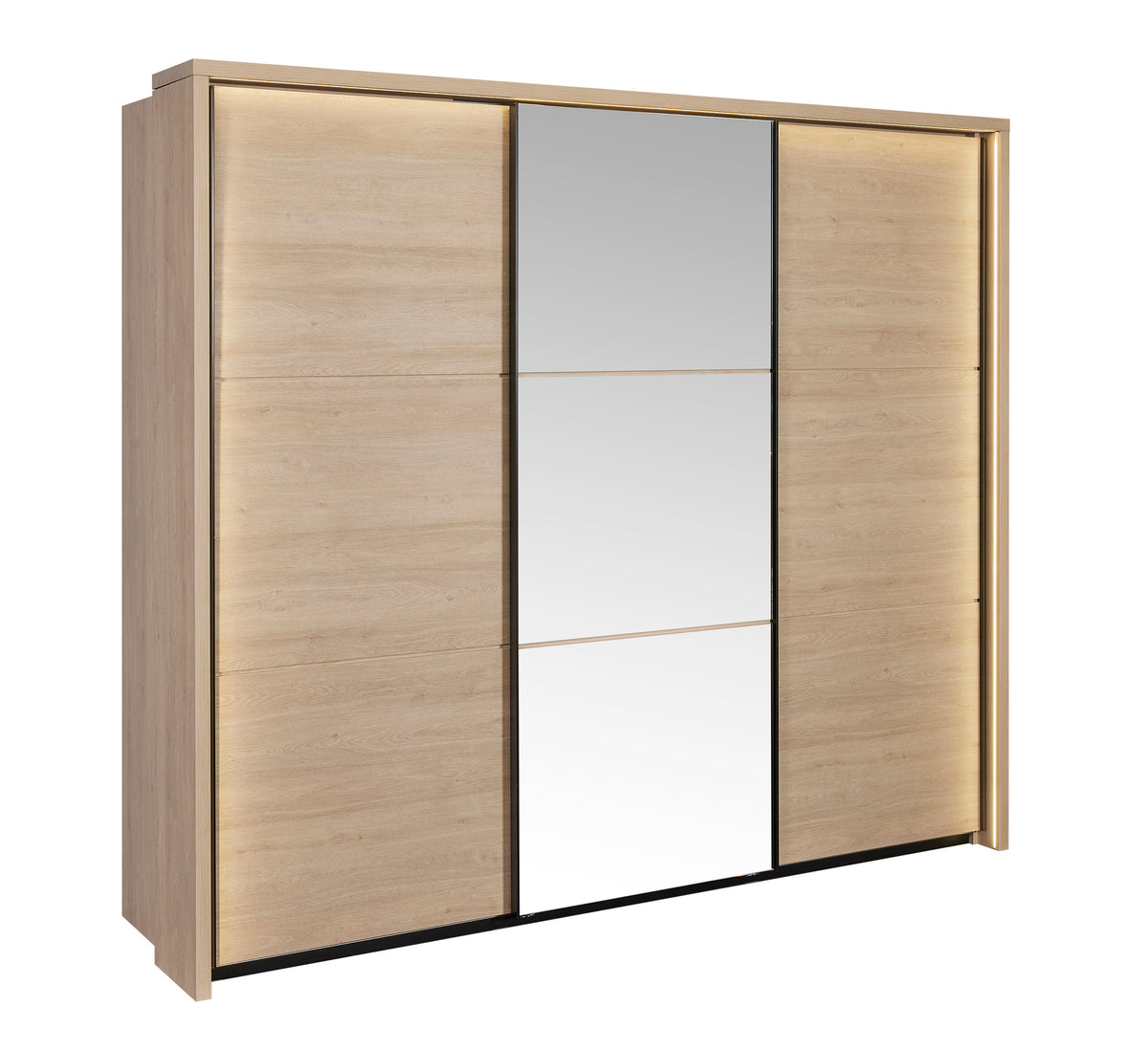 GBO - Kast 3D  Udine – Schuifdeuren - 253x221x67 cm