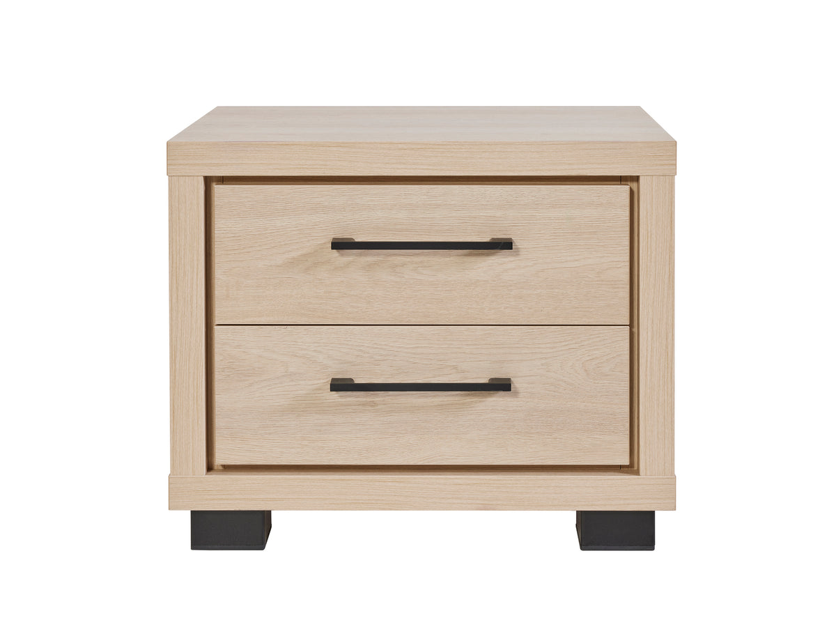 GBO - Ensemble chambre Udine 1 - Armoire 253cm + Lit 160 cm + 2 tables de chevet