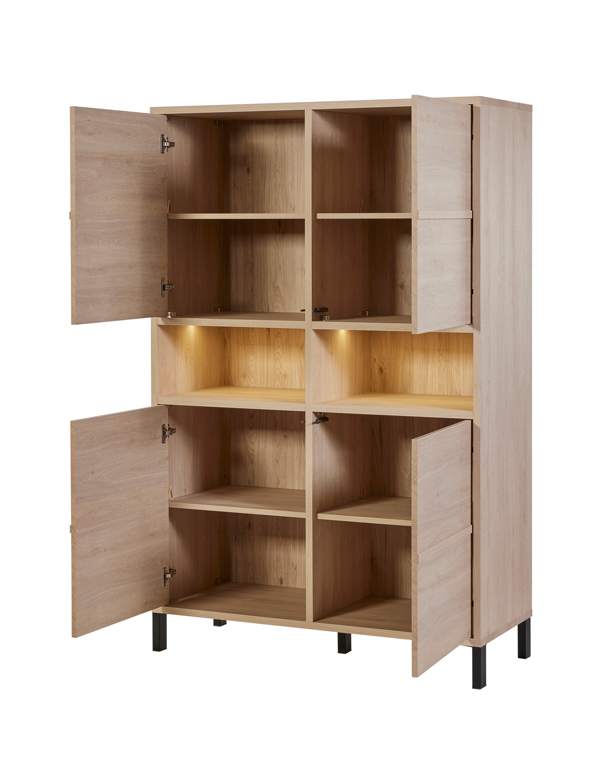 GBO - Barkast – 122x189x50 cm – Urban Oak