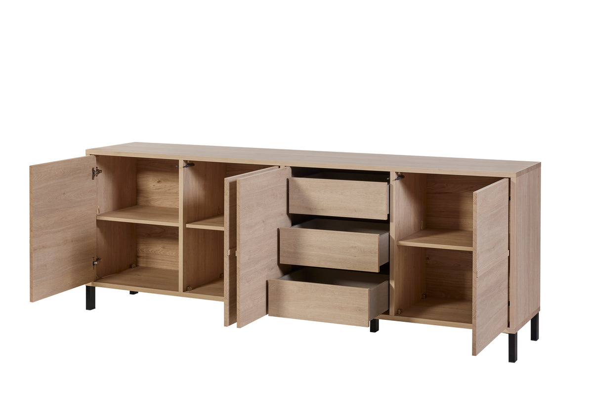GBO - Dressoir Umberto – 241x88x50 cm – Urban Oak