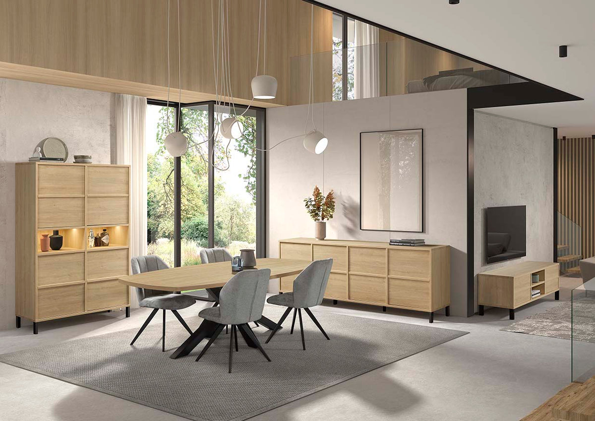 GBO - Eetkamer set Umberto 2 – Urban Oak