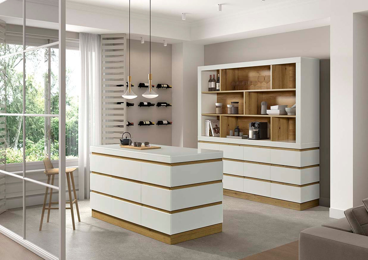 GBO - Bar Urbino – 202x214x45 cm - Wit