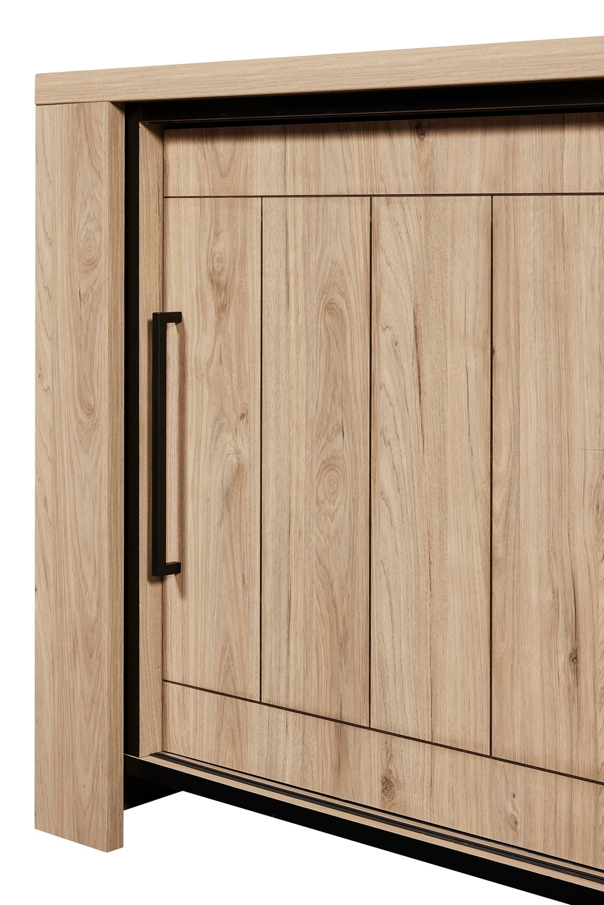 GBO - Buffet portes coulissantes Uriel - Chêne Castle - 220x90.0x45cm