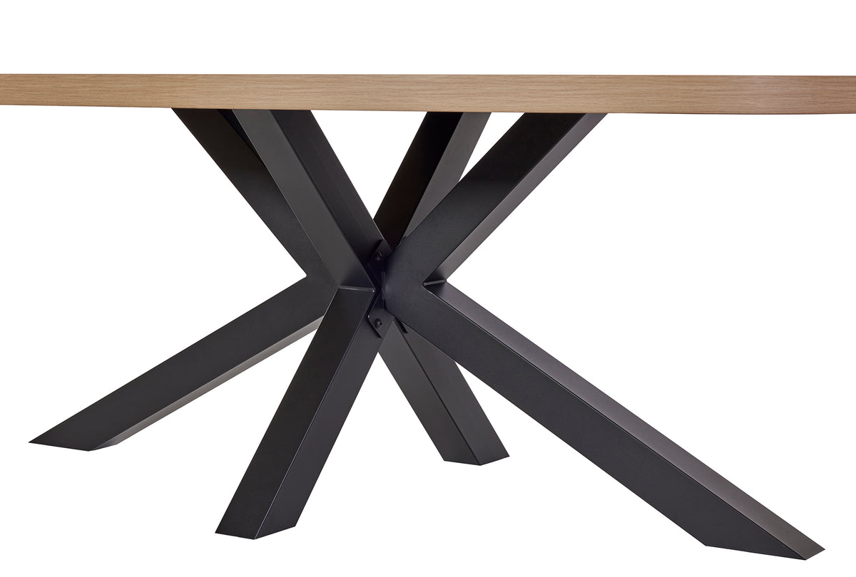 GBO - Tafel ovaal sterpoot Uriel - Castle OAK - 210x75x100cm