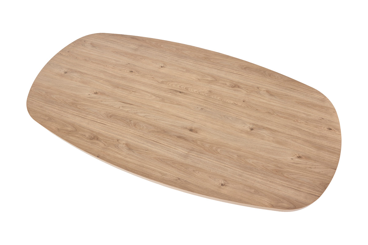 GBO - Tafel ovaal sterpoot Uriel - Castle OAK - 210x75x100cm