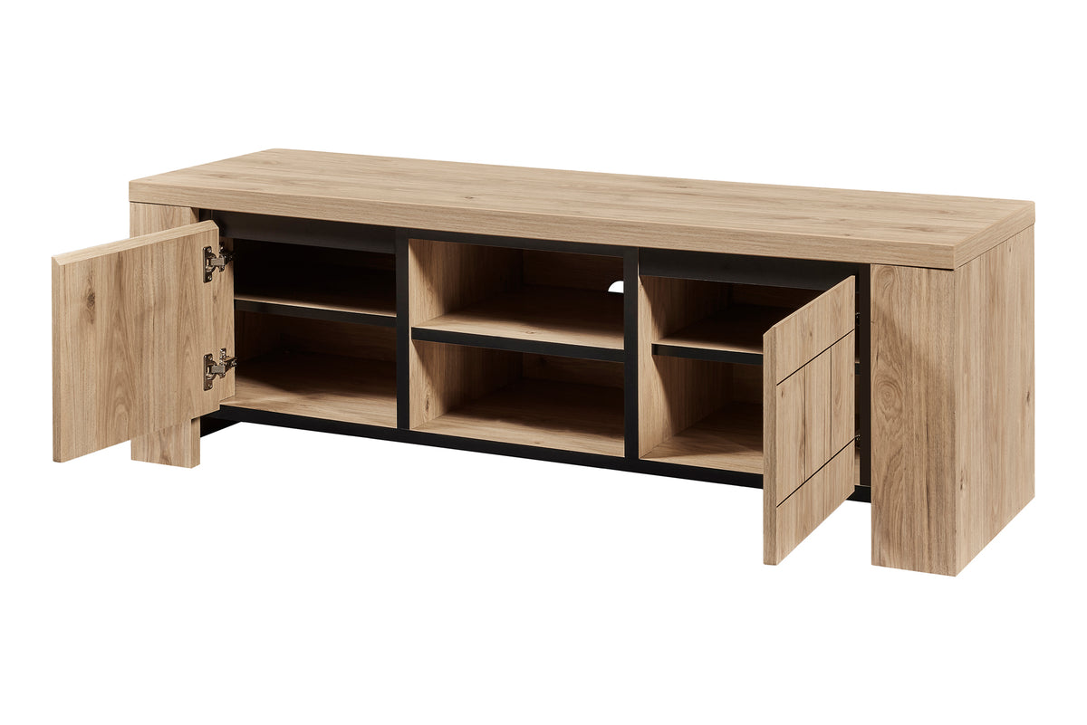 GBO - TV meubel Uriel - Castle OAK - 150x50.0x45cm