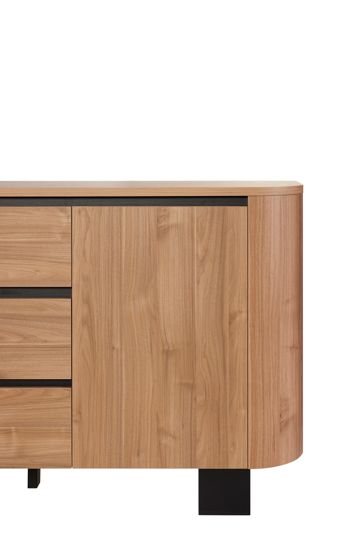 GBO - Dressoir Valerio 3D3L- Licht Notelaar - 237x80x48 cm