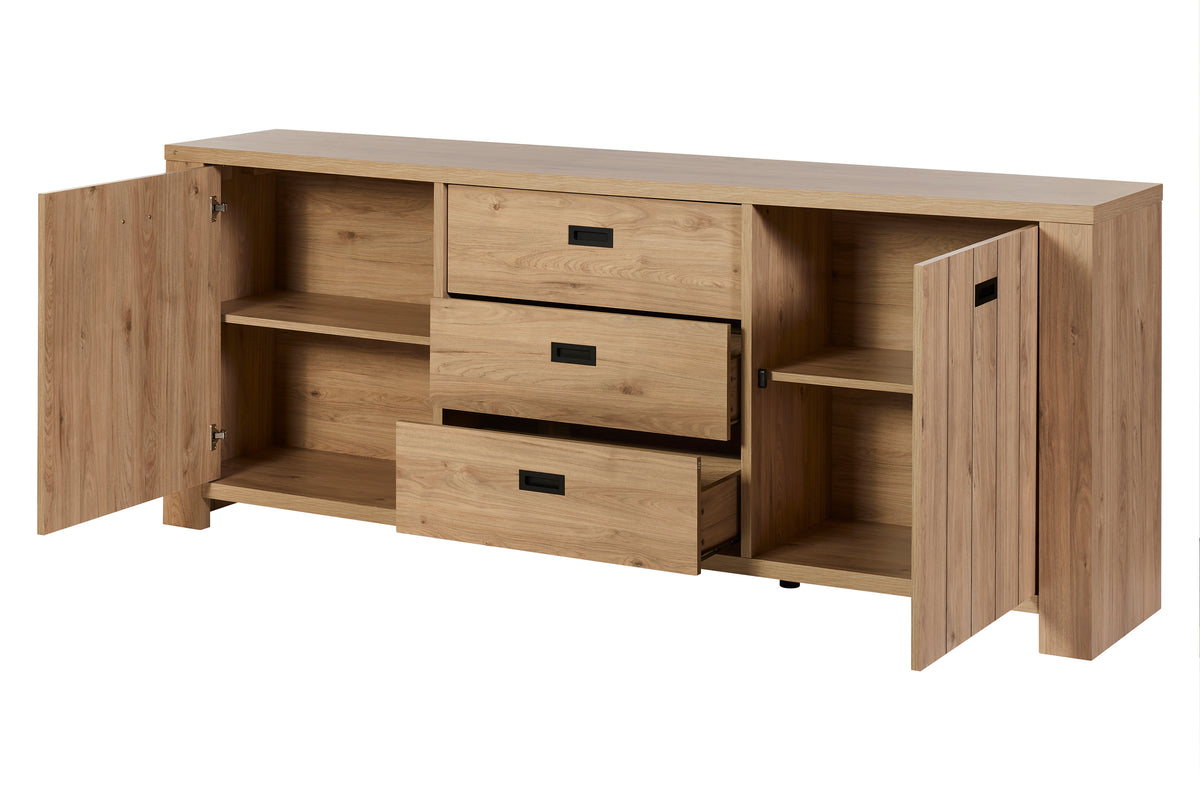 GBO - Buffet Vernon - Chêne Castle - 230x90x45 cm