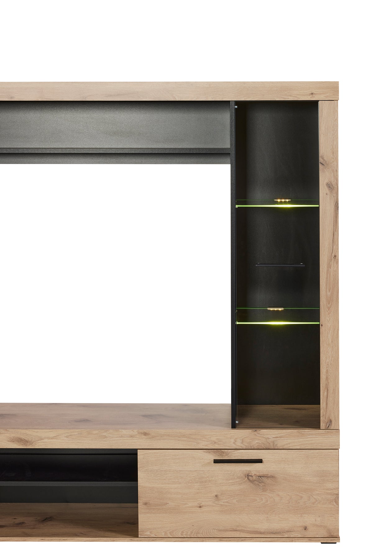 GBO - TV-wand Vigor - Canyon Oak - 216x175x35 cm