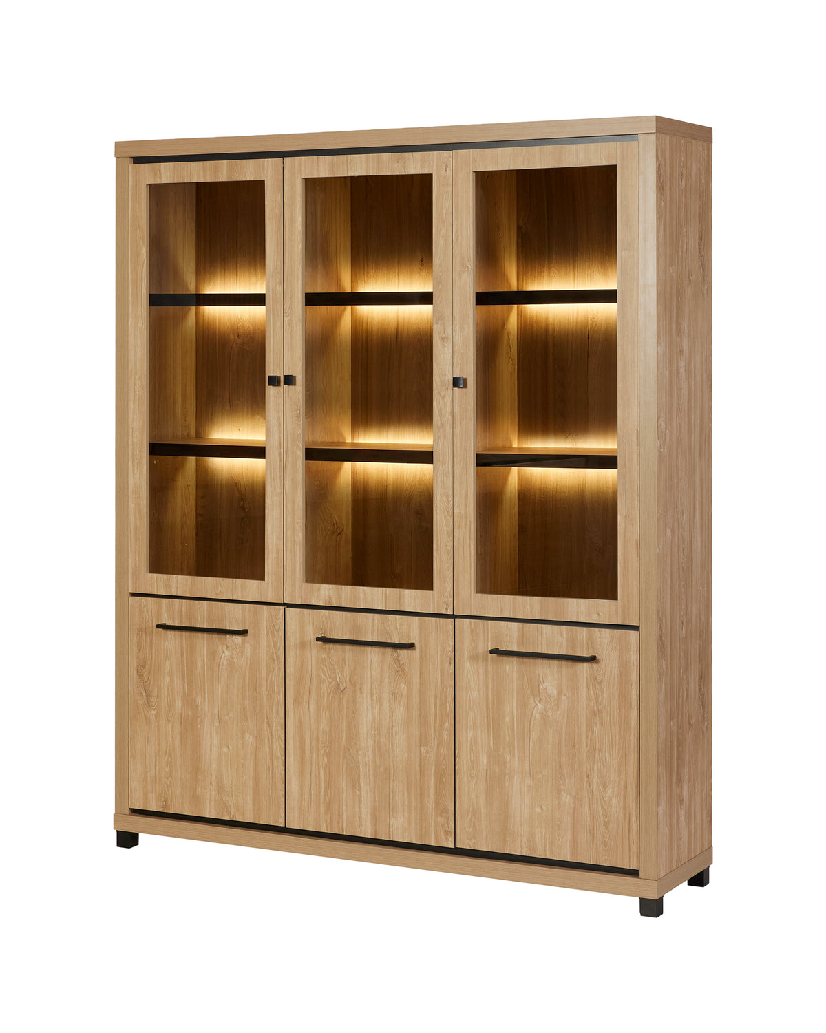 GBO - Bibliotheek Vittorio – 175x215x45 cm - Houston Oak