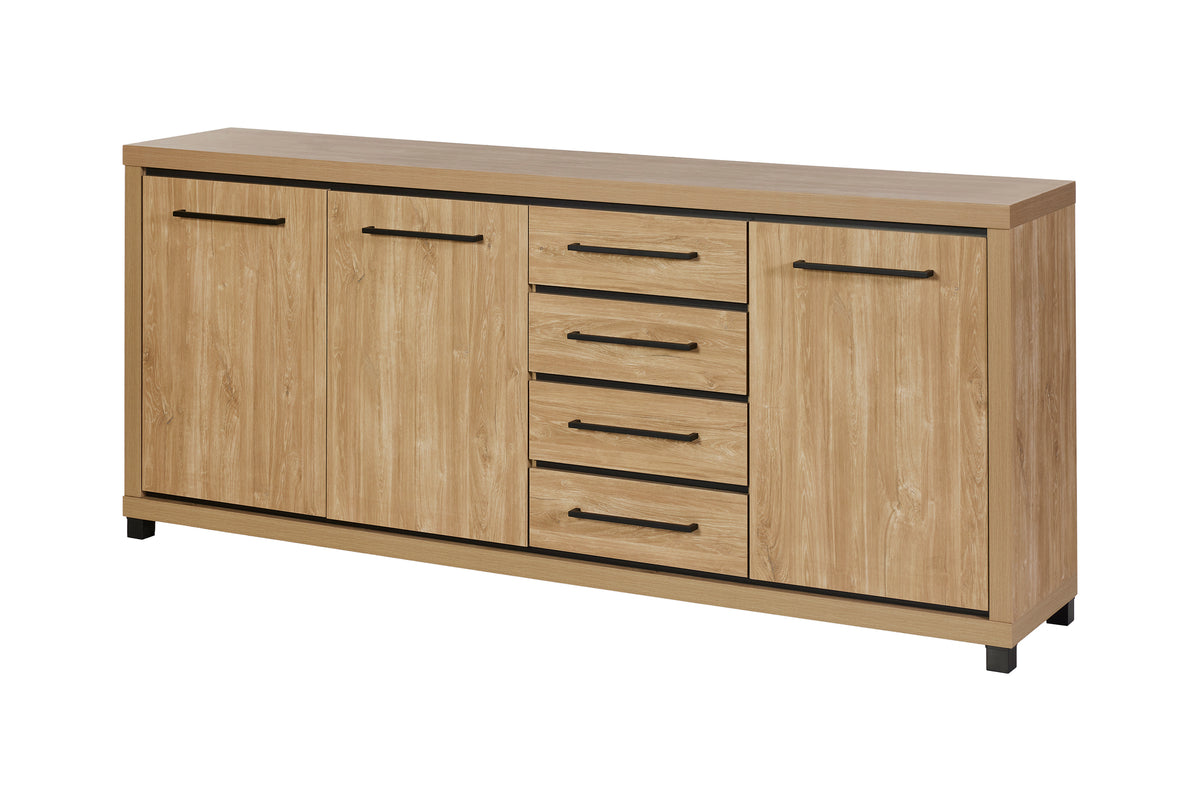GBO - Dressoir Vittorio – 171x95x45 cm in Houston Oak