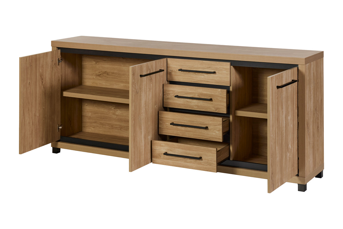 GBO - Dressoir Vittorio – 171x95x45 cm in Houston Oak