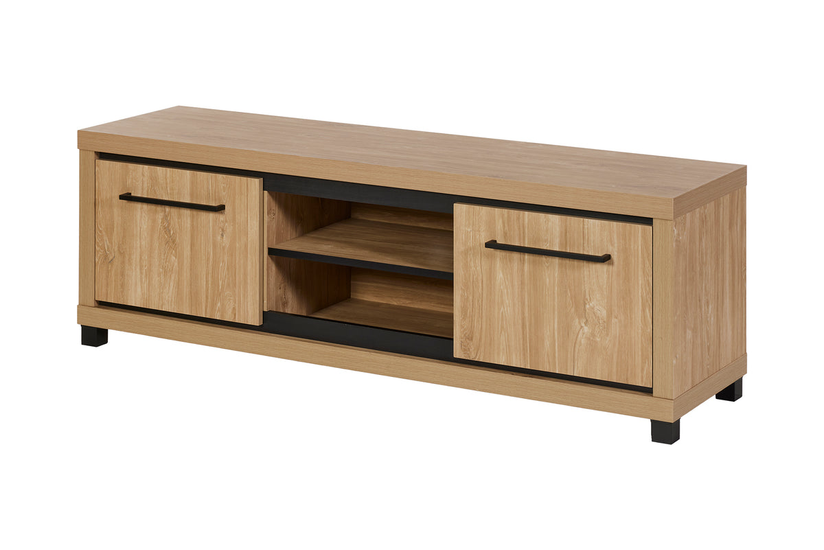 GBO - TV meubel Vittorio – 165x55x45 cm - Houston Oak