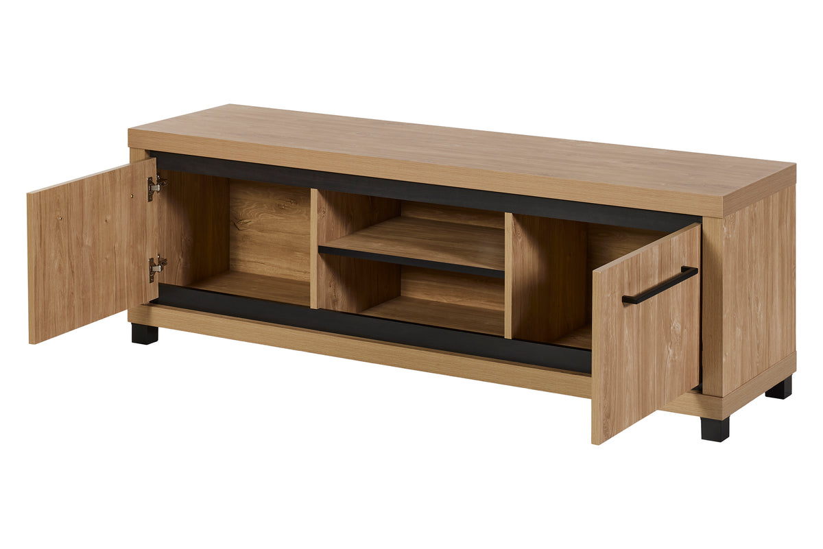 GBO - TV meubel Vittorio – 165x55x45 cm - Houston Oak