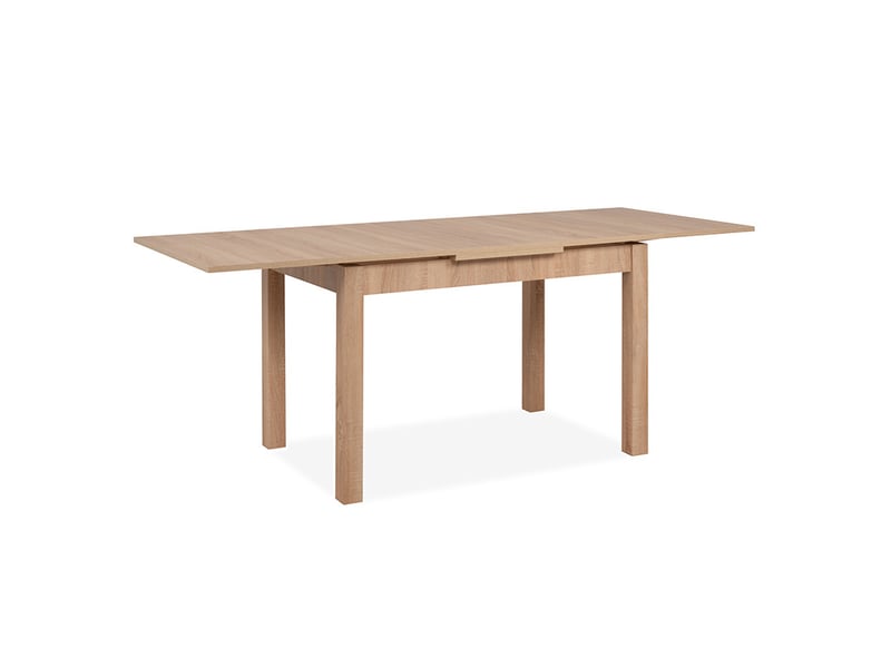 FIN - Uitschuifbare Eettafel Longford 80A - 120-200x76x80 cm