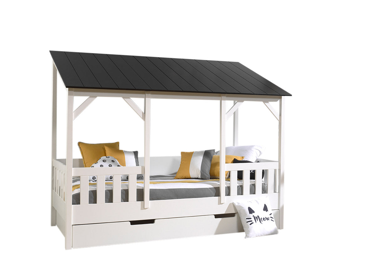 Deze housebedcombinatie bestaat uit een housebed en een bedlade
