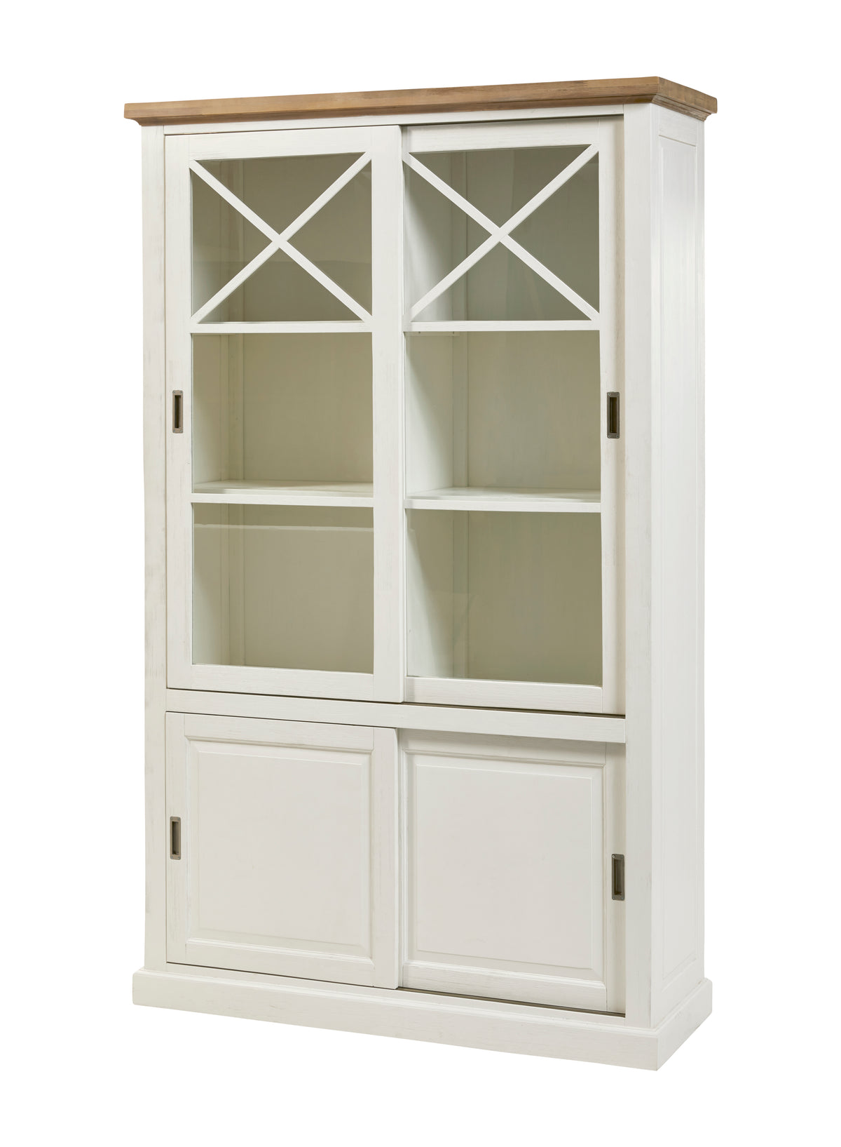 GBO - Vitrine Hannover Argentier – Wit – 130x195x45 cm
