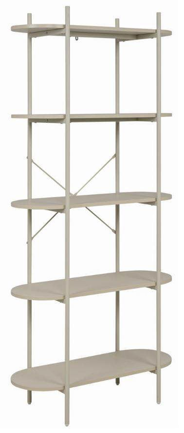 FIN - Bibliotheek Hanoi 20A - Beige - 120 x 174 x 34,5 cm