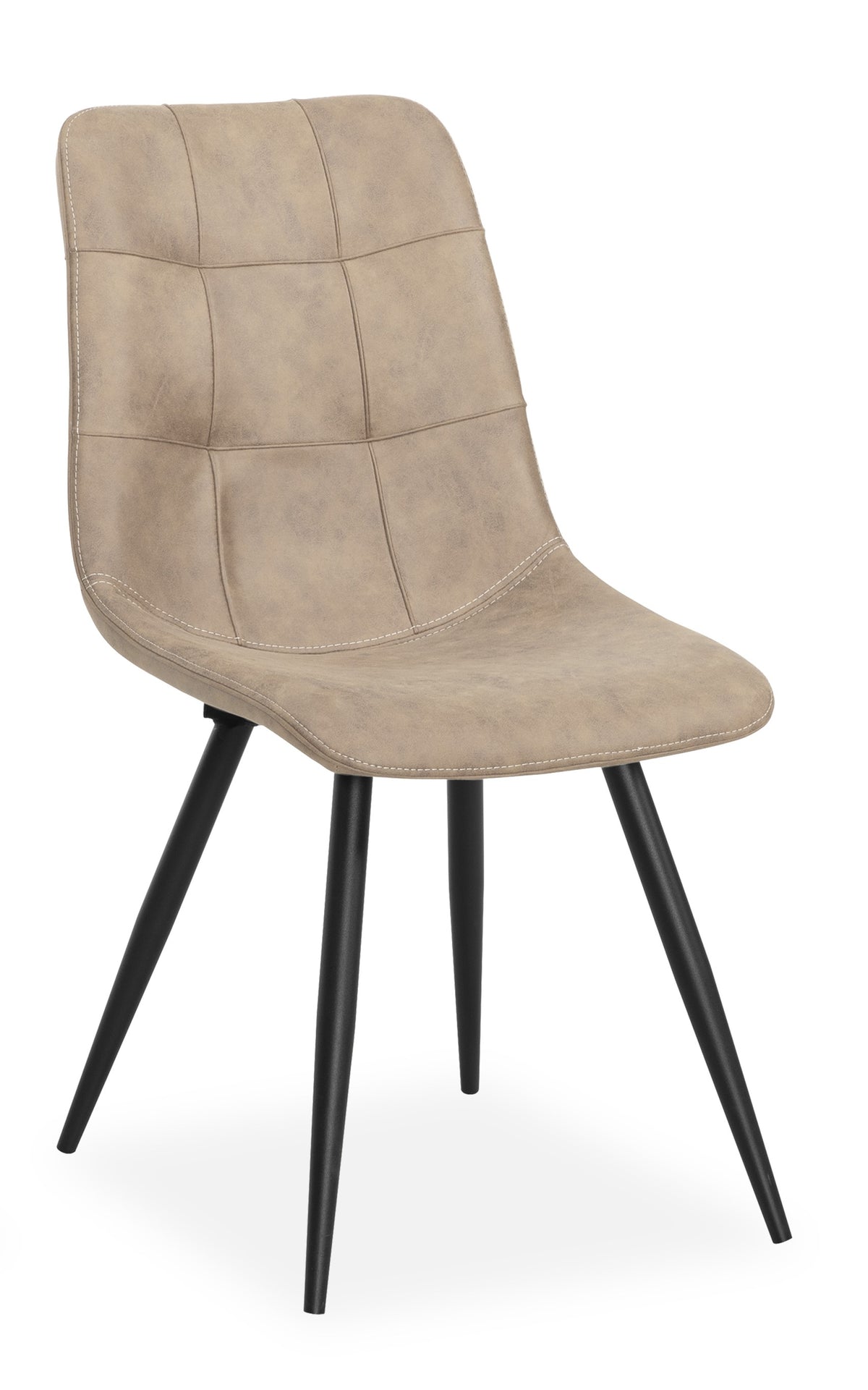 Maxfurn - Eetkamerstoel Peak - Stof - Sand - 88x48x65 cm