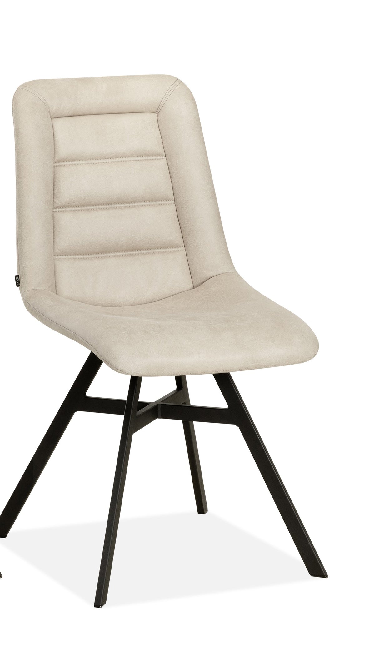 Maxfurn - Eetkamerstoel Niels - Stof - Chicago Toffee - 89 x 47 x 63 cm