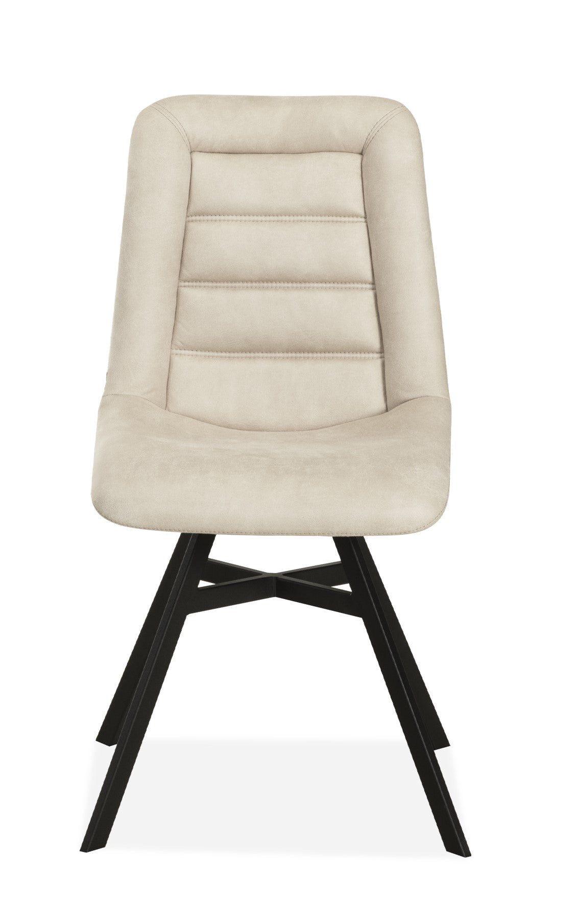 Maxfurn - Eetkamerstoel Niels - Stof - Chicago Toffee - 89 x 47 x 63 cm