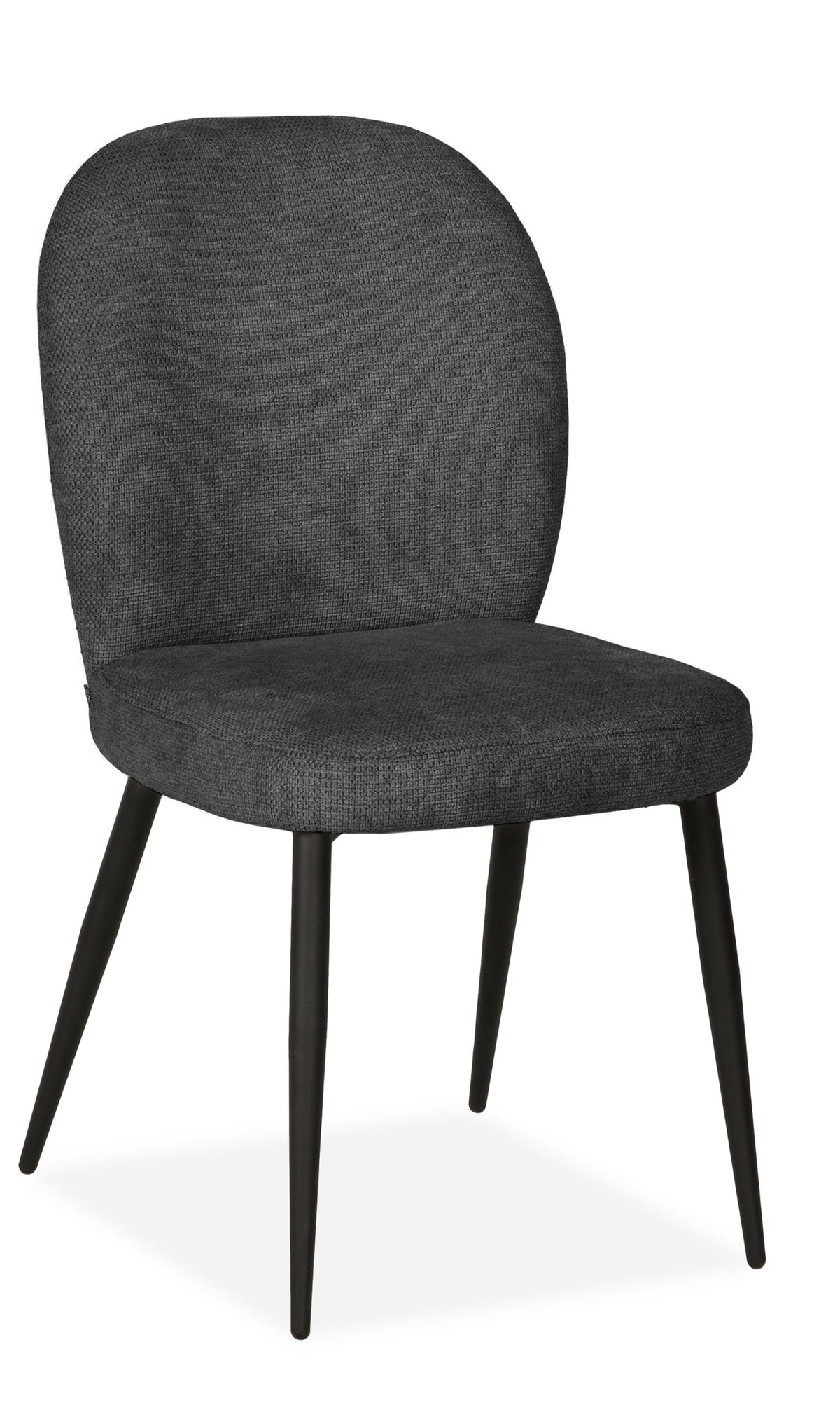 Maxfurn - Chaise de salle à manger Reverse - Tissu - Art Anthracite - 91x53x63 cm 