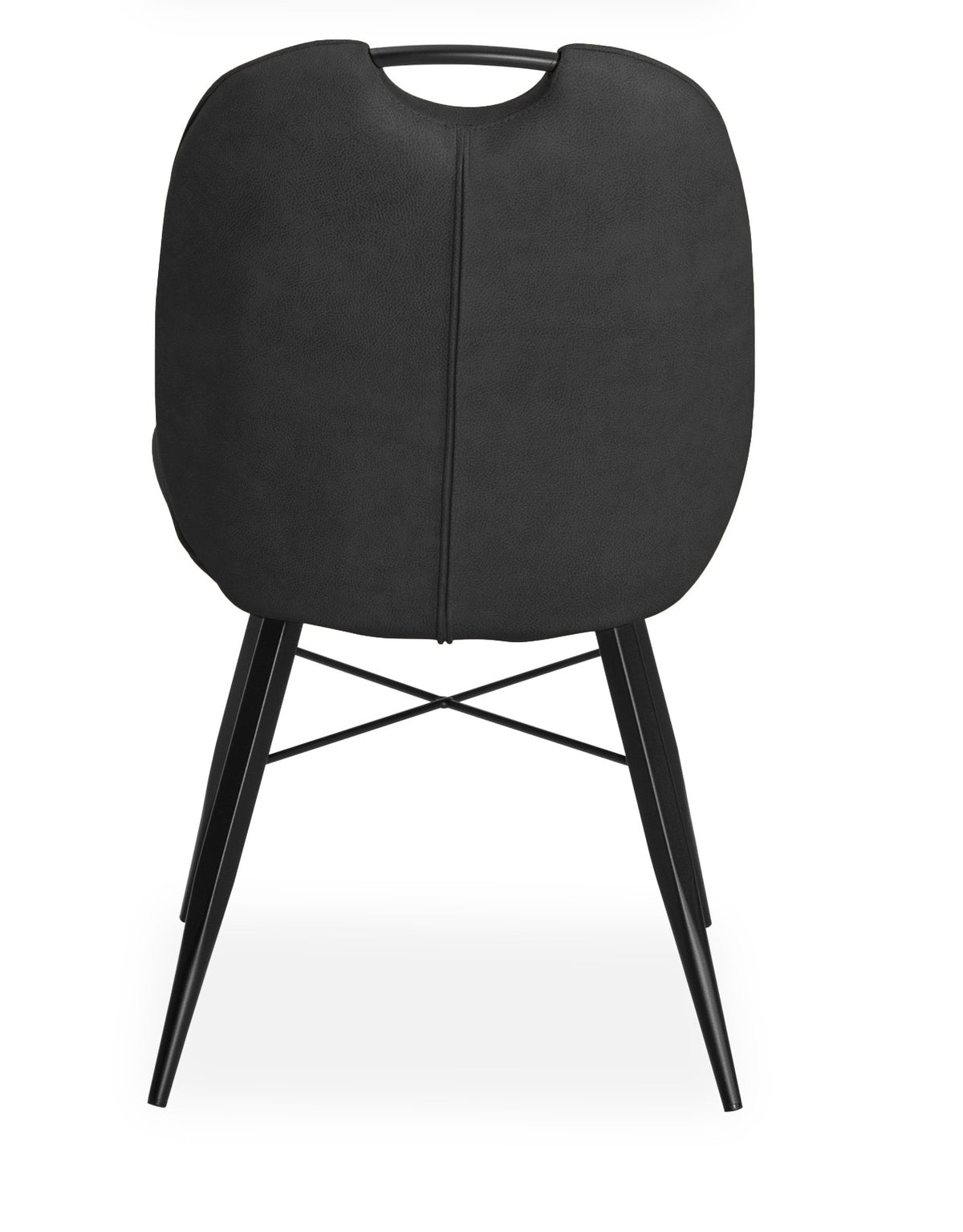 Maxfurn - Eetkamerstoel Shelton - Stof - Luxor Anthracite - 92 x 53 x 65 cm