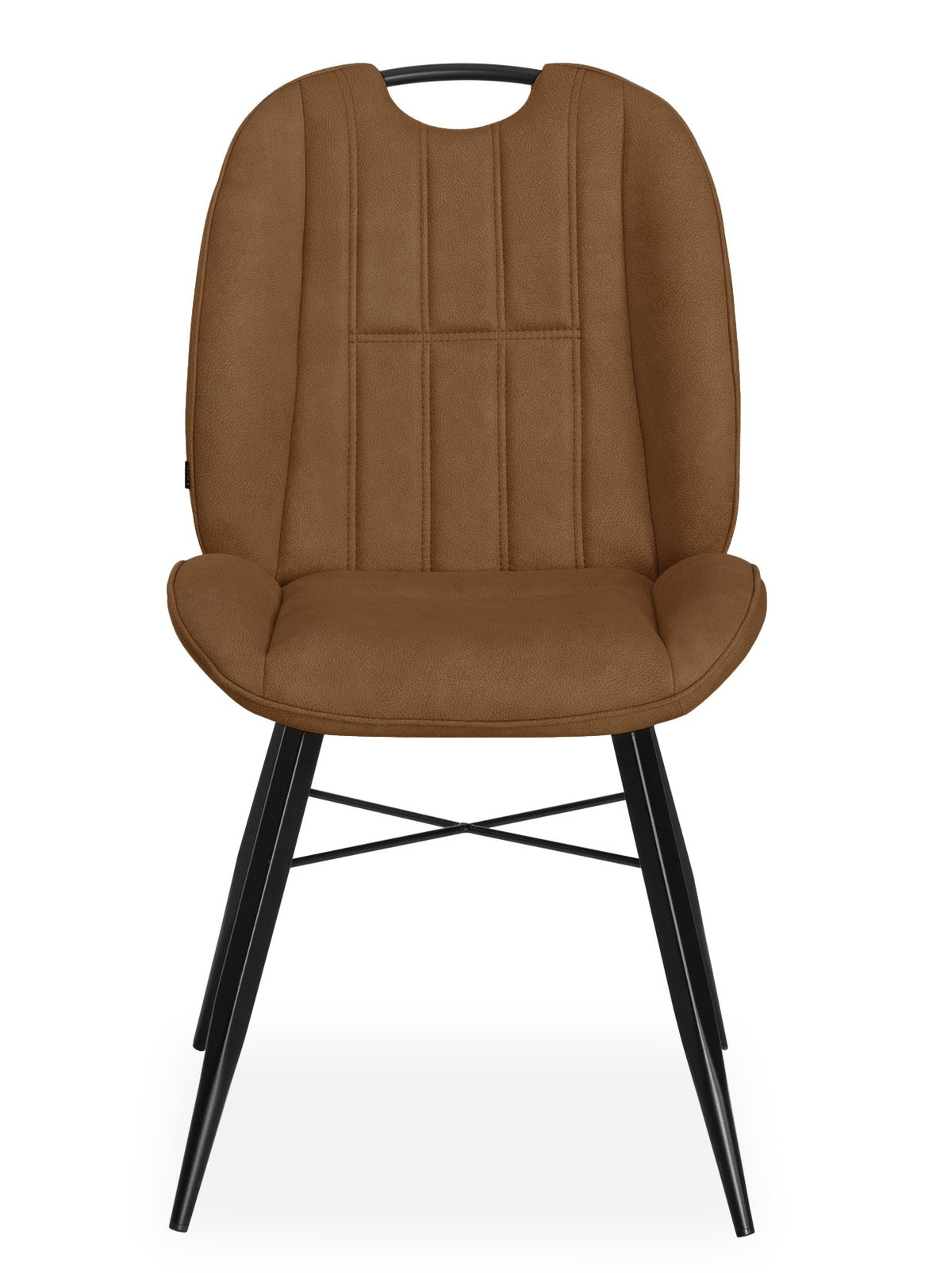 Maxfurn - Eetkamerstoel Shelton - Stof - Luxor Cognac - 92 x 53 x 65 cm