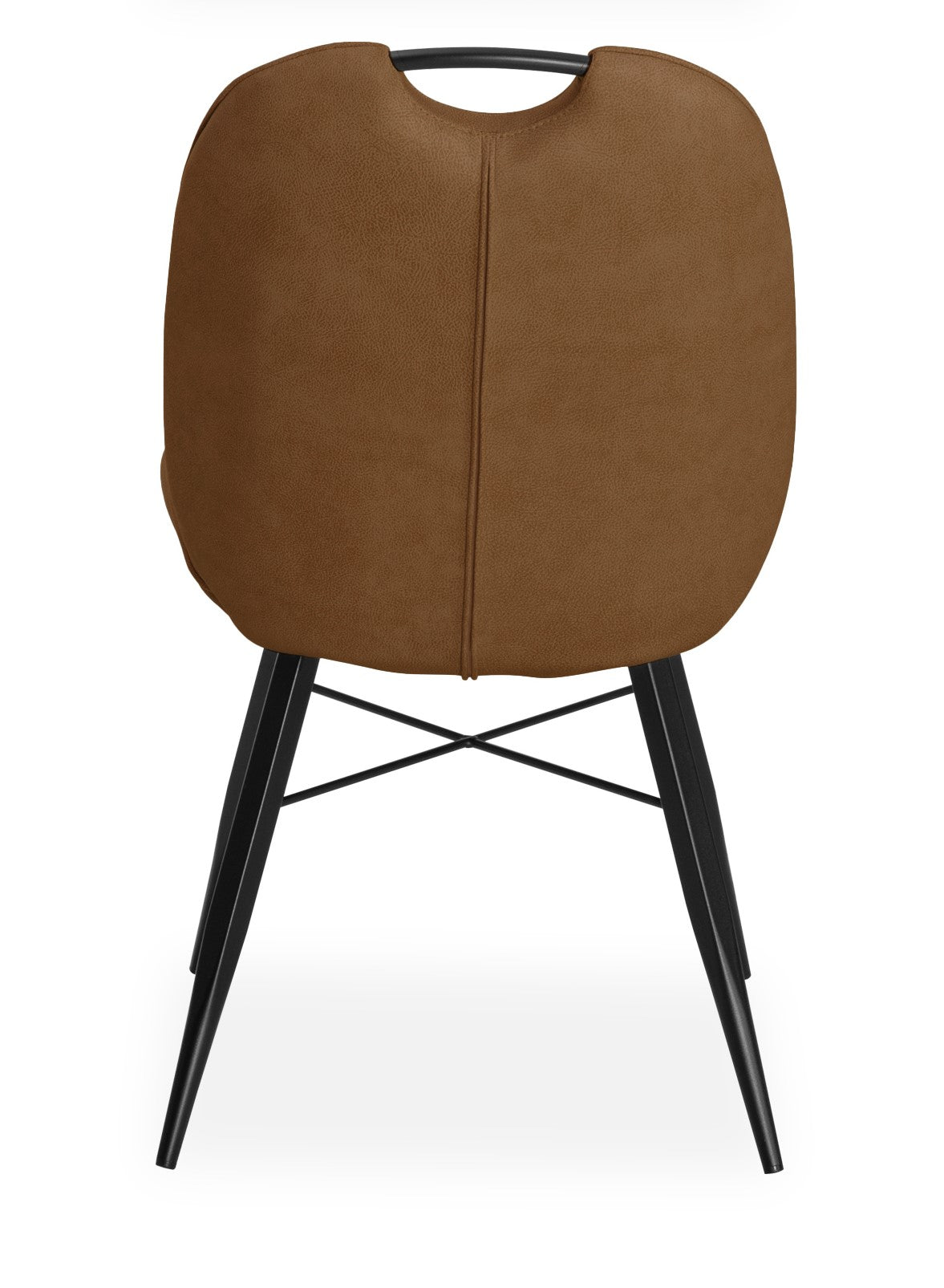 Maxfurn - Eetkamerstoel Shelton - Stof - Luxor Cognac - 92 x 53 x 65 cm