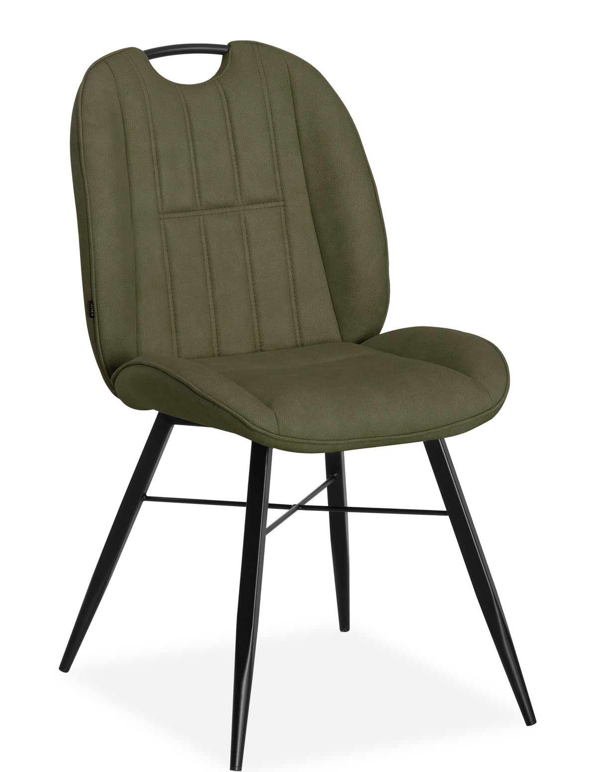 Maxfurn - Chaise de salle à manger Shelton - Tissu - Luxor Moss- 92 x 53 x 65cm
