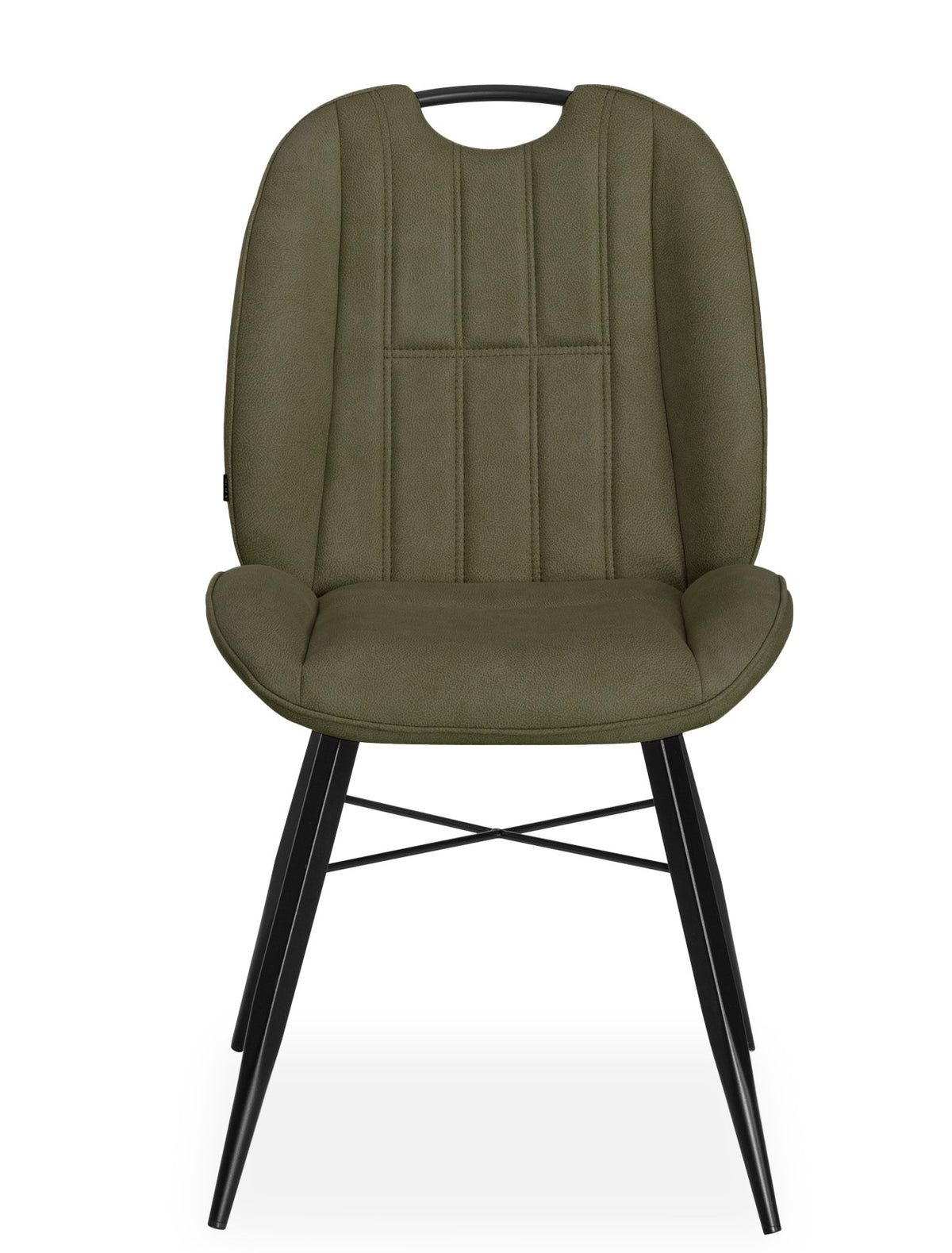 Maxfurn - Chaise de salle à manger Shelton - Tissu - Luxor Moss- 92 x 53 x 65cm
