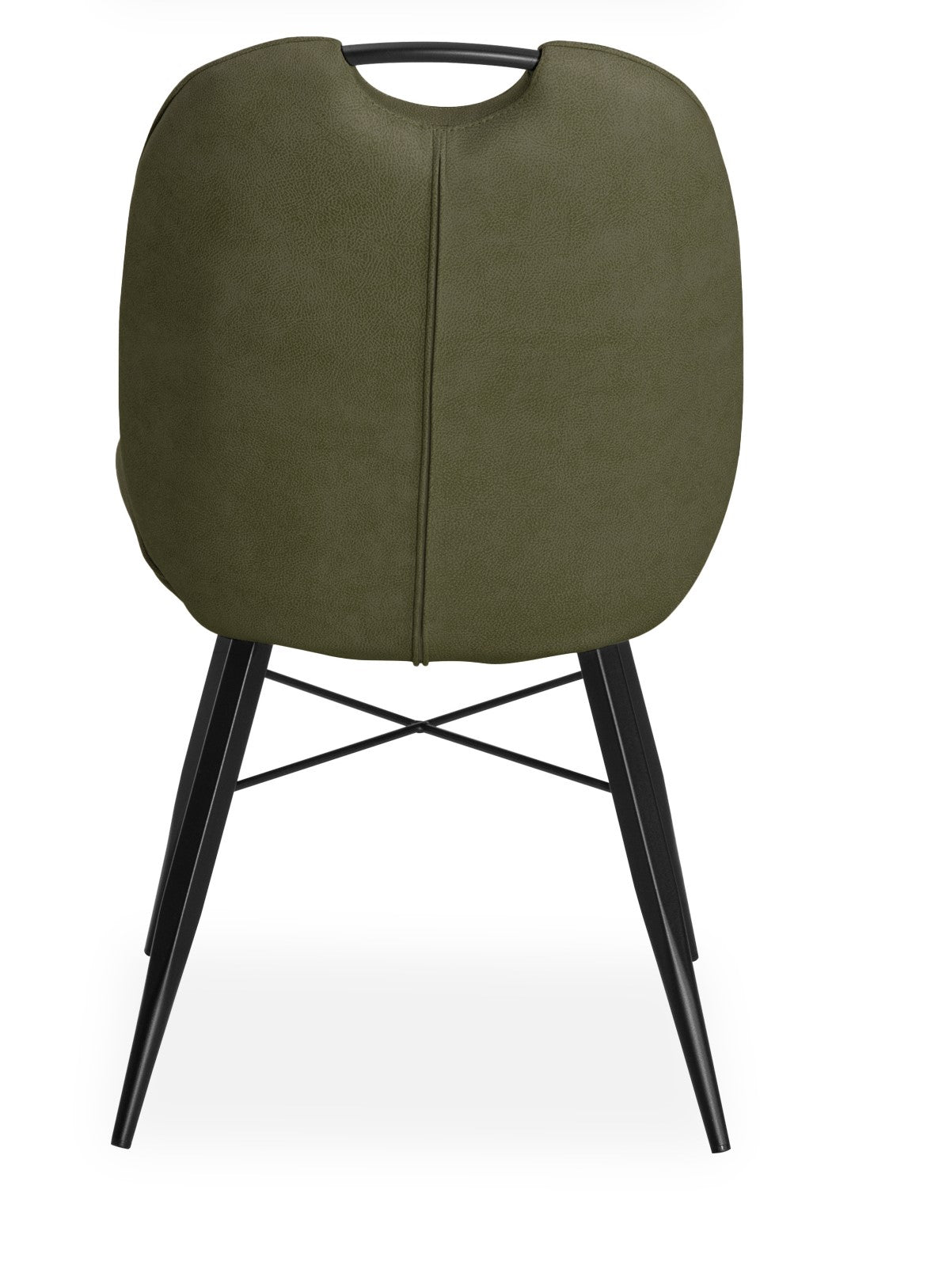 Maxfurn - Chaise de salle à manger Shelton - Tissu - Luxor Moss- 92 x 53 x 65cm