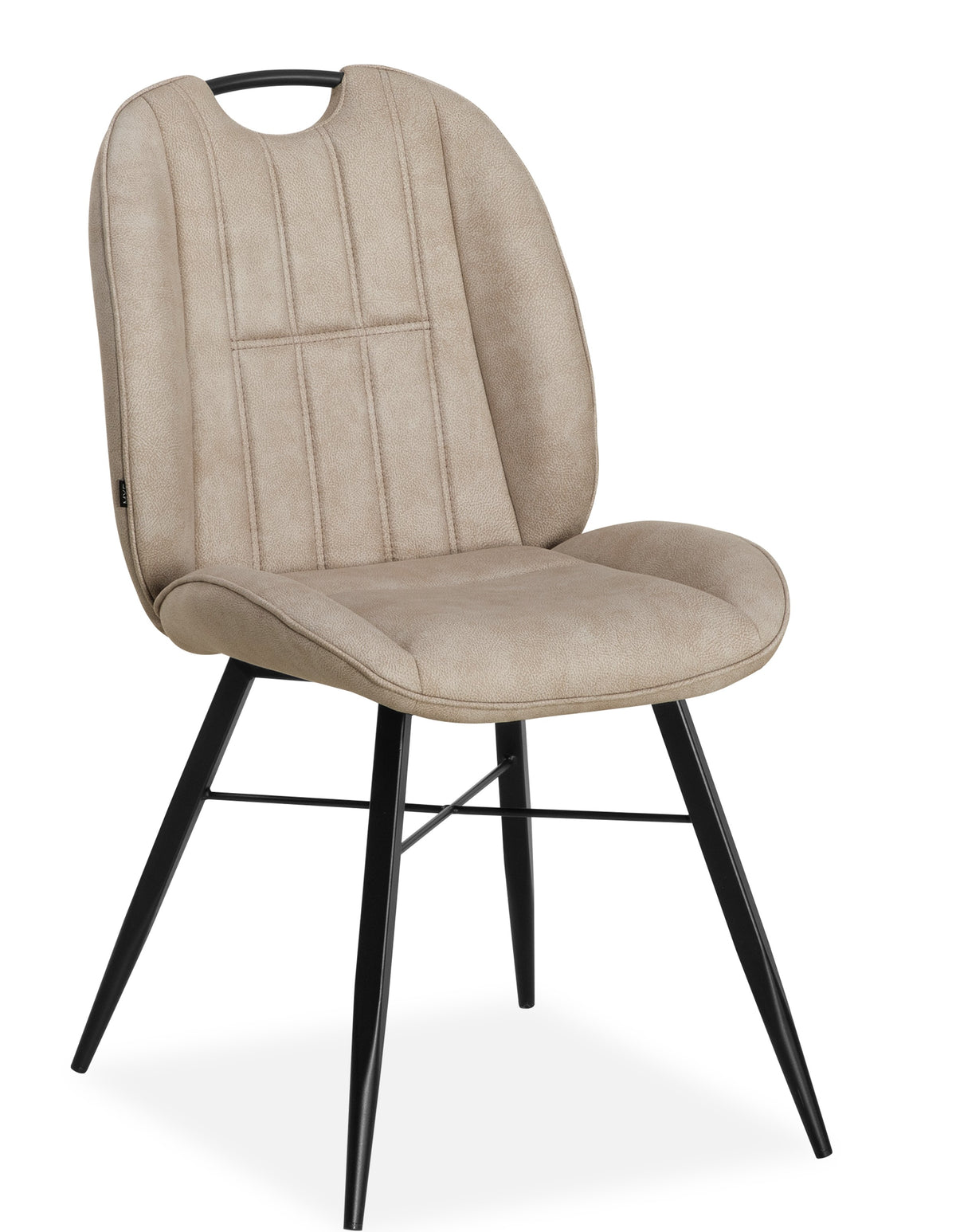 Maxfurn - Eetkamerstoel Shelton - Stof - Luxor Sand - 92 x 53 x 65 cm